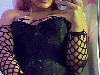 Amateur asian toyer toying at home