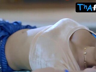 ITLE: Aayushi Jaiswal shows off her big boobs in Lady Finger