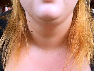 Great Big Boobs On Masturbating Redhead