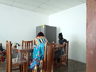 Sinful Maid Spreads Her Pretty Pussy Open