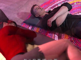 Taboo University - Asian Bartender Bends Over the Desk and Get Fucked Hard