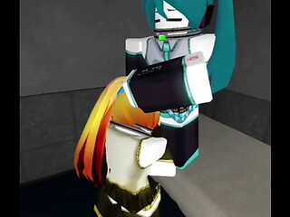 Neru safada chupando a buceta da Miku