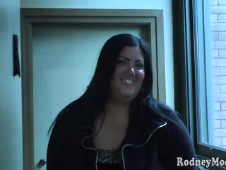 Big beautiful woman's huge butt gets spanked and facialed
