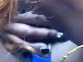 Ebony babe works hard for that nut - intense blowjob action