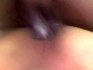 Creamy Wet and Messy Anal Doggy Sex Between My Husband and My Bull