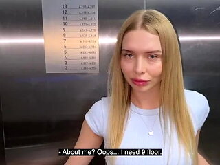 Pick Up a Stranger in the Lift - the Quickest Way to have Sex