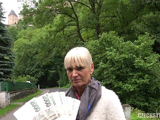 Blonde Guides Outdoor Czech Streets Pounding