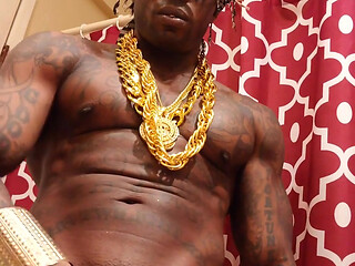 Bbc Worship Hallelujah Johnson - Just Dick and Cock with A Cumshot -  Tall Dark Chocolate Muscles Tattoos Hunk