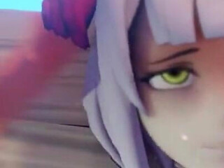 Genshin Impact's Noelle Loves Fucking in BDSM Toys Gangbanged by a Group of Hilichurls 60 Fps