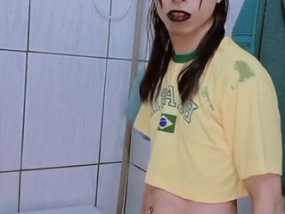 She Is a Writer Naked Trans Woman and Loves to Suck Cock
