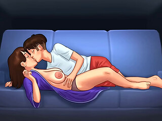 Fucked My Horny Stepmom While Watching A Movie - Summertime Saga Ep 21
