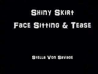 Shiny Tease & Face Sit Fishnets