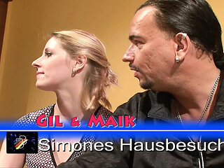 Blonde German Bea Dumas Hard Fuck with Big Dick in Front of Slutty Cougar