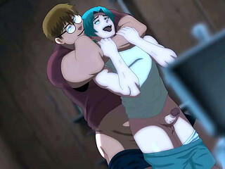 Retreat 6 - Douglas levou o Erick pro banheiro escondido e... - hentai anime yaoi