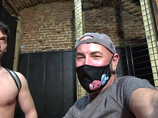 Ericko fucked raw by his 2 friends in the backroom