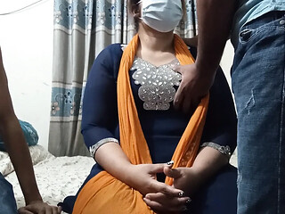 Sexy Indian girl from Bangladesh gets fucked hard in a wild threesome by her two young stepbrothers.