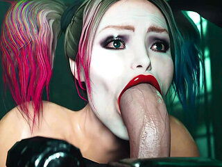Harley Quinn and Batman Blowjob Operation ( XXX Cartoon )