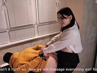 Girl Doctor Cured a Guy with a Prostate Massage