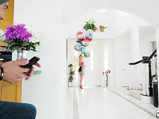 Petite Kenzie Kai sets up a wild party with Xander, her stepbro.