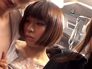 Crowded Bus Temptation - Surrounded by Married Women Who Turn the Tables on Him - Part1