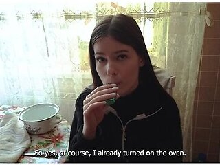 Baking Burgers With My Stepsis And Then Baking Her Pussy