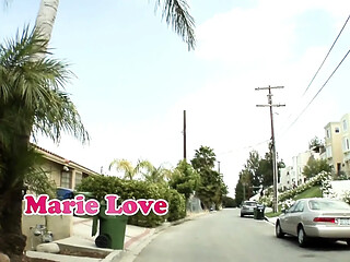 Marie Love gets rough and messy with herself in a unique solo session