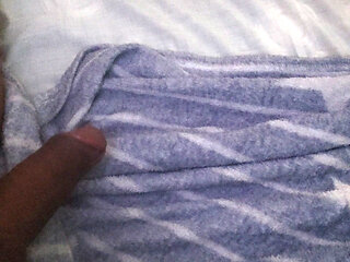 I got on my side but the guy's cock stuck from behind