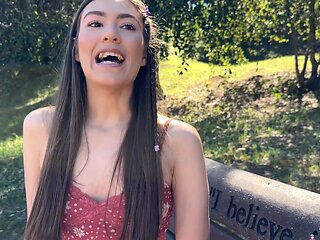 Donnie Rock and Ali Jones in hot pov action with a juicy brunette
