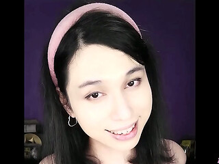 cute tgirl DaniTheCutie sits on you before showing off her juicy ass to you gfe