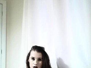 Busty Amateur Babe Masturbates her Pussy
