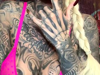 Big boobs milf masturbates with her dildo