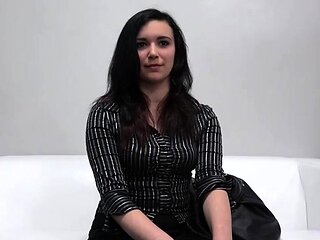 Busty brunette solo masturbation