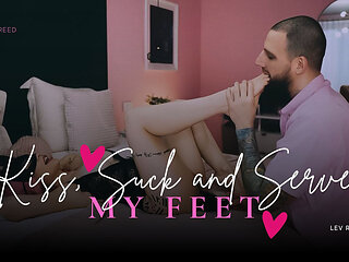Kiss, Suck and Serve Alexa Creed's Feet (with Levromanov)