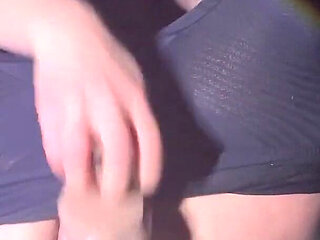 Pissing,dildo Fucking and Fisting in the Nightie Forest