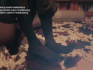 This sissy's toes were made to be used