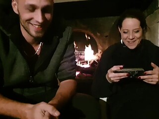 French Amateur Couple Answers FAQ in Homemade Video