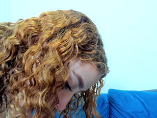 My friend cums and shows off with her