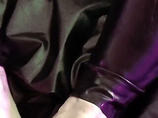 Femdom Facestting Eva Latex Fetish Mistress Footjob BDSM Pvc Slave High Heels Boots
