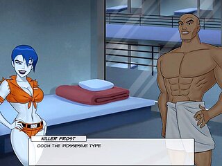 Cartoon fantasy fun with Misskitty2k in an unwrapped jail adventure