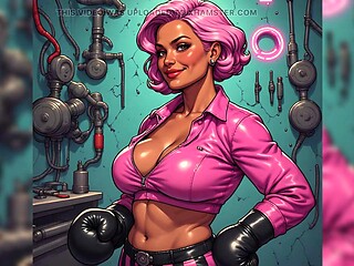 Sexy Anime Girls Boxing Workout