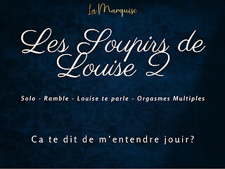 Soupirs de Louise 2 - Solo female audio dirty talk multiple orgasms