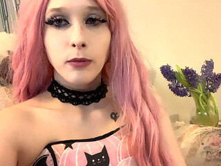 Cute Teen Blows Bubbles