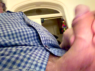 Stepfather's uncut penis