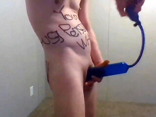 Phallus (penis) Pump Side View, Close-up 2