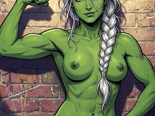 Tasty Super Hero Girl Cock Cumming Just for You