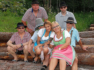 german outdoor lederhosen fuck orgy