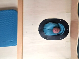 Fucking the Massage Table Below View