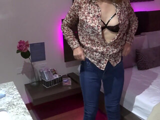 My wife in the motel with her lover starts to get excited