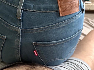 Nasty Stepmom Lets Me Dry Hump Her Jeans