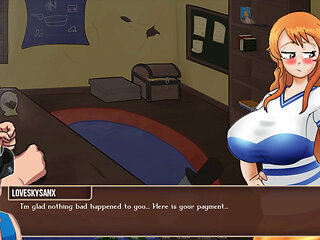 One Piece - Pirate Trainer Part 5 Horny Nami's Panties by Loveskysanx Edit
